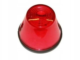 Lampa obrysowa okrągła wysoka czerwona "stop" WE93; 12V / 24V ; bizon; 5040360850, 16 waś