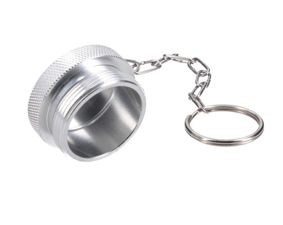 Pokrywa aluminiowa (korek) z gwintem zewnętrznym wkręcany do zaworów skręcanych - wtyczek