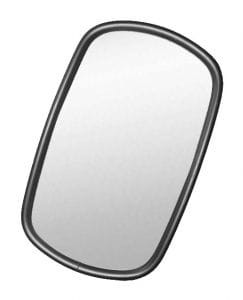 Lusterko ciągnikowe 263 mm/160 mm, obejma fi-10 mm-24 mm, jcb, John deere, New holland, kramer LP0263 plastex