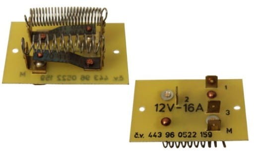 Opornik dmuchawy Zetor 12V 934325