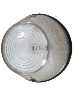 Lampa obrysowa okrągła niska  biała niska WE-92/B