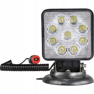 Lampa robocza led na magnes kwadrat 9 led 693LED0177  110549