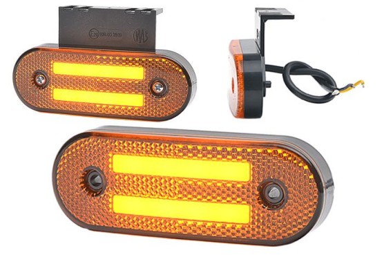 Lampa obrysowa boczna pomarańczowa led W175