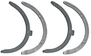 Komplet półpierścieni oporowych wału MF-3 R1 4 szerokie 9099062111