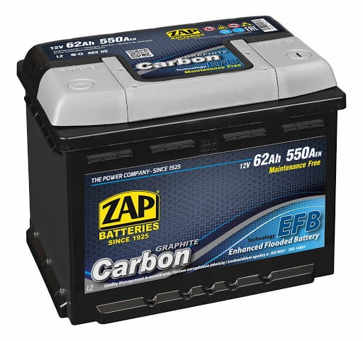 Akumulator 12V 62Ah 520A Sznajder plus 242/175/190