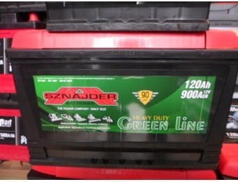 Akumulator 12V 120Ah 870A Sznajder green line 350/175/230