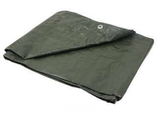 Plandeka zielona 5x8 90g/M2  wzmocniona