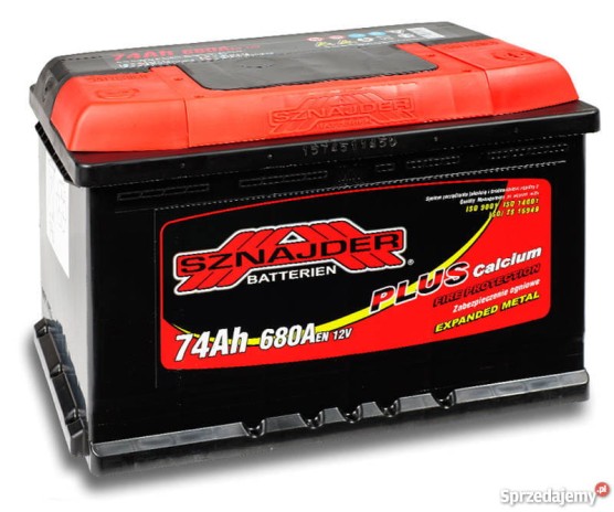 Akumulator 12V 74Ah 680Ah Sznajder plus 276/175/190