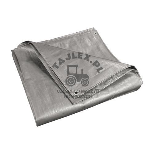 Plandeka szara 3X5m wzmocniona 110g/m2 Teger
