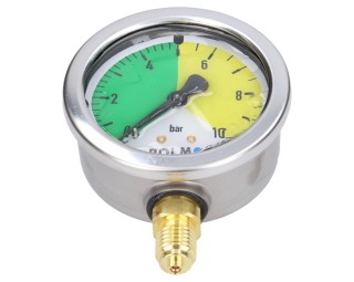 Manometr glicerynowy 0-10 bar, fi-63 mm opryskiwacza