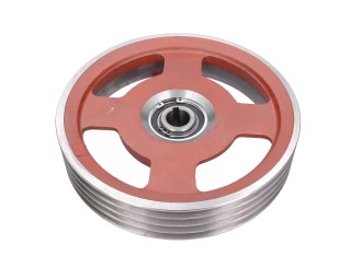 Koło pasowe duże kosiarki kpl z zabierakiem do 1,65m 4 paski Waryński 5036020160