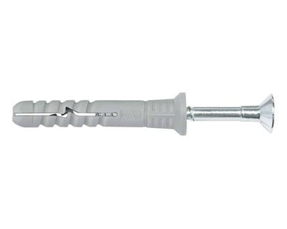 Kołek Z kołnierzem lejkowym Z gwoździowkrętem 8X45