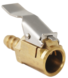 Końcówka przewodu pompowania FI-6 zaciskowa metal