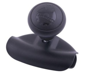 Gałka kierownicy czarna pokrywa z wkładkami gumowymi Oryginał Ursus 387500021CU