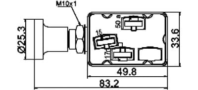 Włącznik zapłonu Case John Deere 3057998R1 , 3057998R2 , 3057998R3 , IH3057998 , 50702061