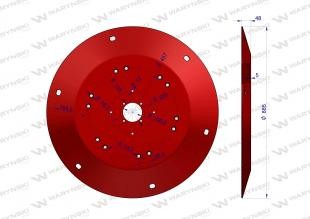 Talerz roboczy kosiarki 1,85 m gr. 5mm Waryński 512501002