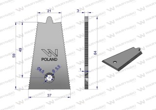 Stalka Bizon 5040002049 Waryński WKZS64X37