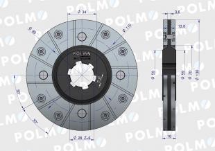 Tarcza hamulca ręcznego mała Bizon Polmo 5040240760