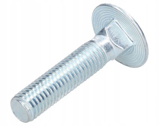 Śruba z nakrętką i podkładką M10X45 do bagnetu podwójnego, twardość-5,8; bizon; PN-76/M-82406