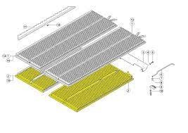 Sito żaluzjowe górne Claas dominator 632x1739-22mm 646097