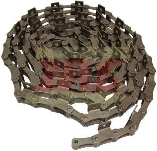 Łańcuch podajnika pochyłego John Deere S51/2K1/JA rollon solid skok łańcucha38.1 śr rolki15.24 szer wew16 śr sworznia5.72 grubość płytki2.5 rozstaw otworów51.4 średnica otworu8.5