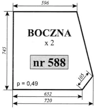Szyba nr 588
