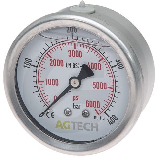 Manometr 63mm przyłącze G1/4 tylne 0-400bar 66785000421