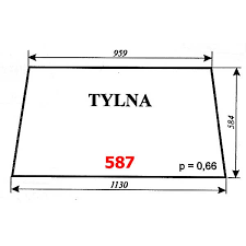 Szyba nr 587