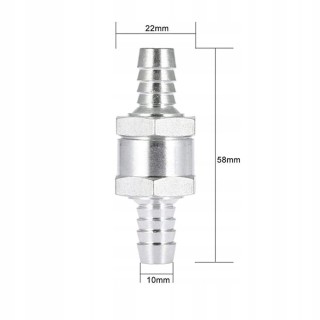 Zawór zwrotny paliwa 10mm archimedes ZZP10A