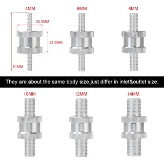 Zawór zwrotny paliwa przewody 12mm archimedes ZZP12A