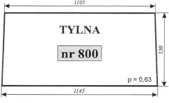 Szyba nr 800