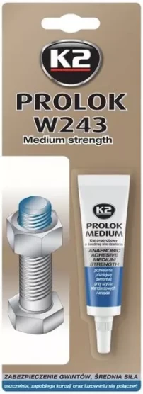 Klej do śrub średnia siła K2 6ML