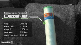 Siatka 2000m 125cm bezanet