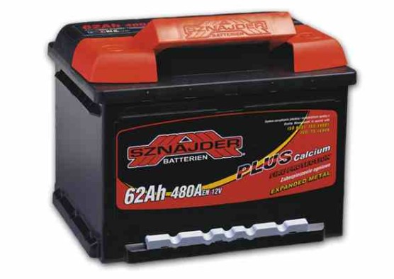 Akumulator 12V 62Ah 550A Sznajder plus 242/175/190