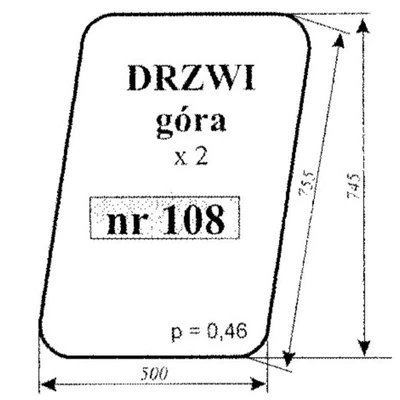 Szyba nr 108