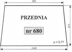 Szyba nr 680