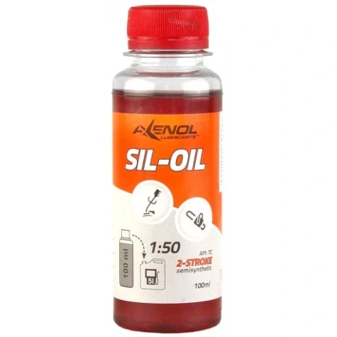 Olej do dwusuwów czerwony SIL-OIL 100mL Axenol