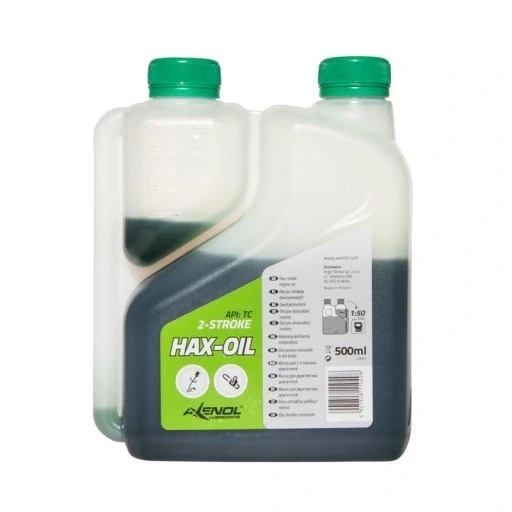 Olej do dwusuwów 0,5L zielony HAX-OIL