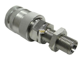 Szybkozłącze hydrauliczne gniazdo euro M18x1,5 long gwint zewnętrzny PUSH-PULL 9100818 Waryński