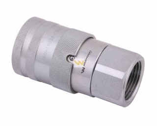 Szybkozłącze hydrauliczne gniazdo suchoodcinające (rozmiar 3/4) G1"BSP GWISO16028 Waryński