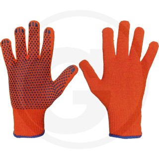 Rękawice robocze bawełniane pomarańczowe rozmiar 9 648SSP-09