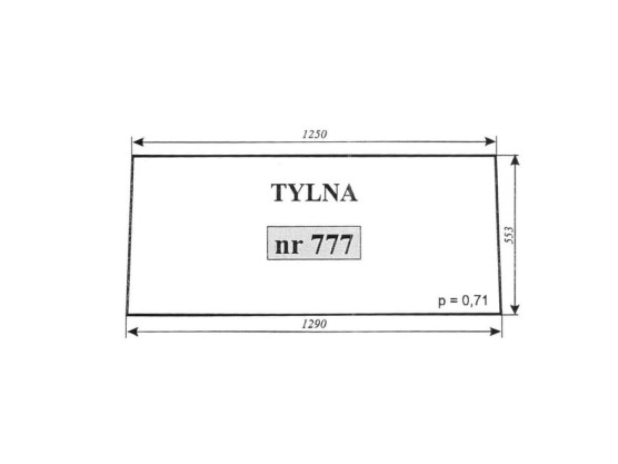 Szyba nr 777