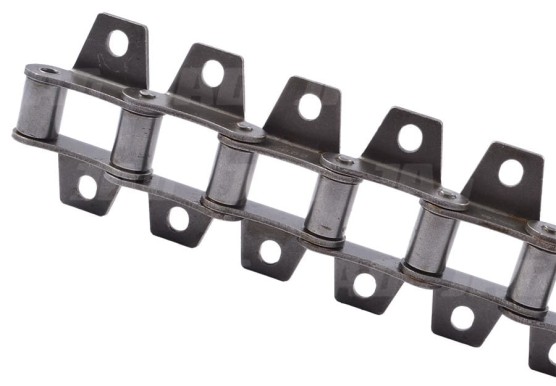 Łańcuch podajnika S52/2K1/JA rollon solid S52/2K1JA.41  skok łańcucha38.1 śr rolki15.24 szer wew22.23 śr sworznia5.72 gr płytki2.5 rozstaw otworów58.8 średnica otworu8.3