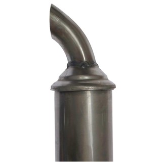 Tłumik C-330 okrągły krótki 830mm 4.1kg  inox Andoria 42402071IA