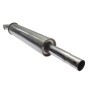 Tłumik C-330 okrągły krótki 830mm 4.1kg  INOX ANDORIA 42402071IA.4.jpg