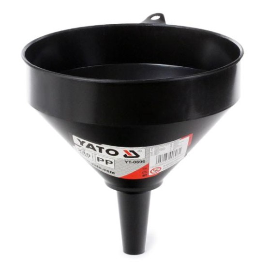 Lejek plastikowy prosty krótki 24cm Yato