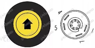 Włącznik podnośnika Case Fendt landini Massey Ferguson landini 1964848C1