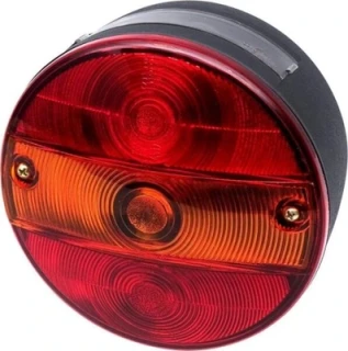 Lampa tylna zespolona lewa okrągła W19L 69394WAS