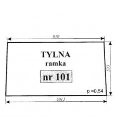 Szyba nr 101 lubsko ramka