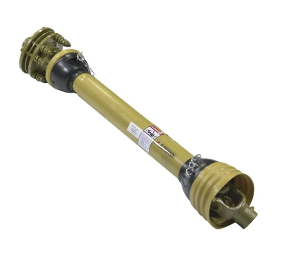 Wał PRZEGUBOWO TELESKOPOWY 575Nm 810-1230mm cytryna krzyżak 27x75 sprzęgło cierne